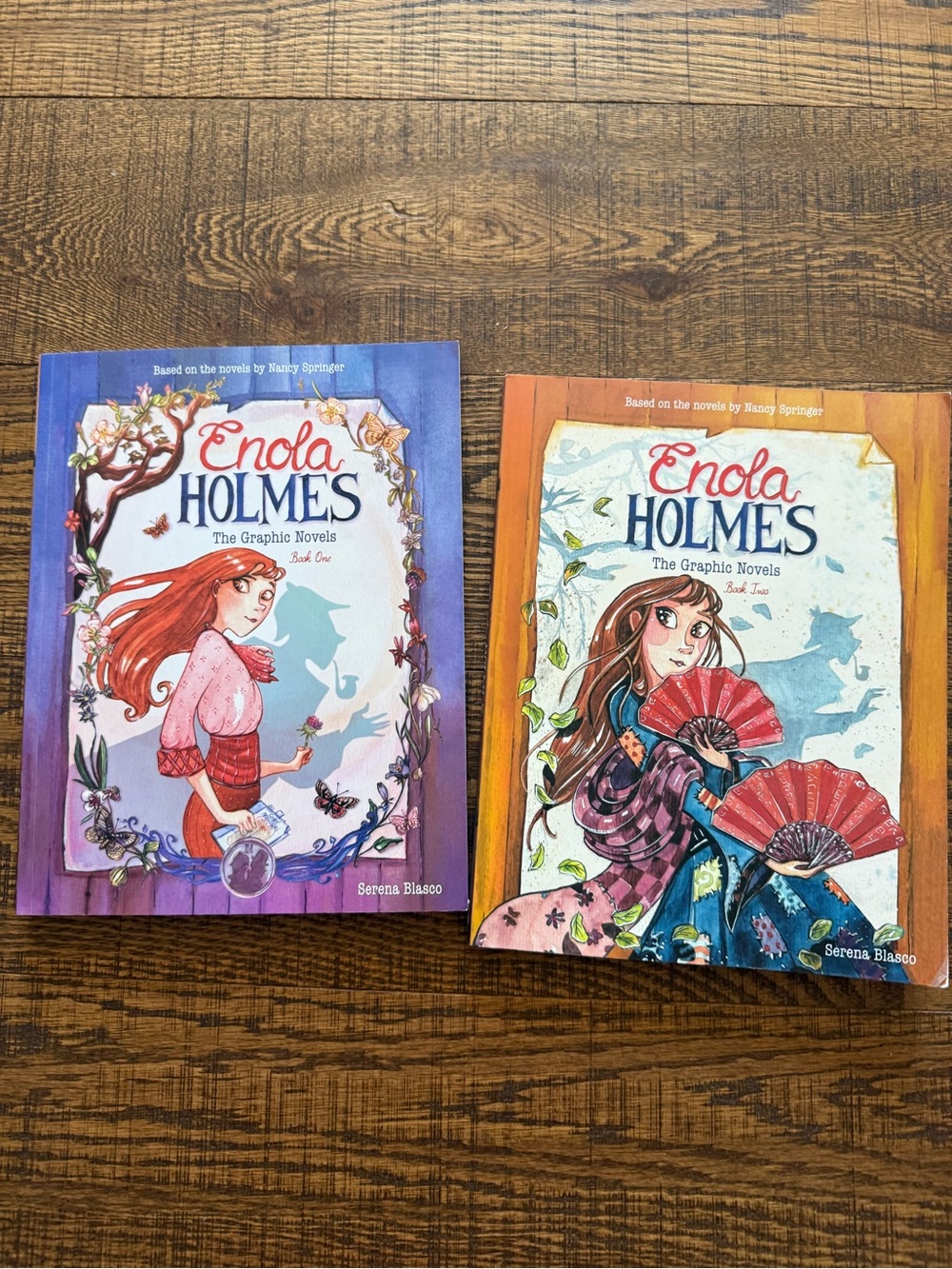 Enola Holmes Graphic Novels Set - Purple and Orange Covers